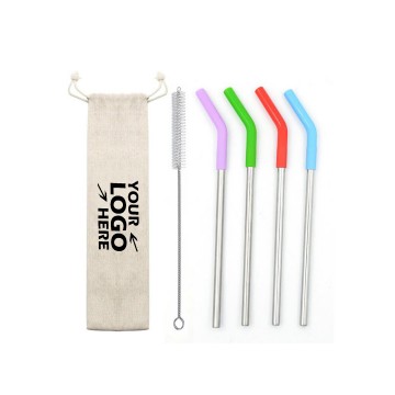 Metal Straws With Silicone Tips
